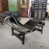 LC4 chaise longue signed – Le Corbusier / Cassina – black leather