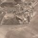 Cut crystal bowl signed daum france a459