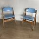2 vintage folding chairs by Egon Eiermann