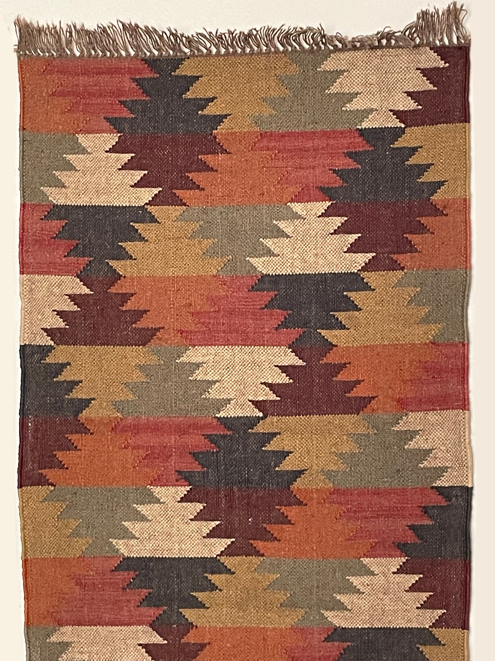 2.5 x 4 jute handwoven kilim runner carpet, rug, 75 x 120 cm