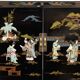 Black lay cabinet with Chinese décor