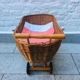 Vintage wicker pram