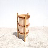 Lampe à poser en rotin 1970