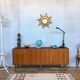 Enfilade bahut meuble tv hifi vintage pieds fuseaux  teck - 50/60 - look scandinave
