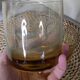Verres ambré vintage