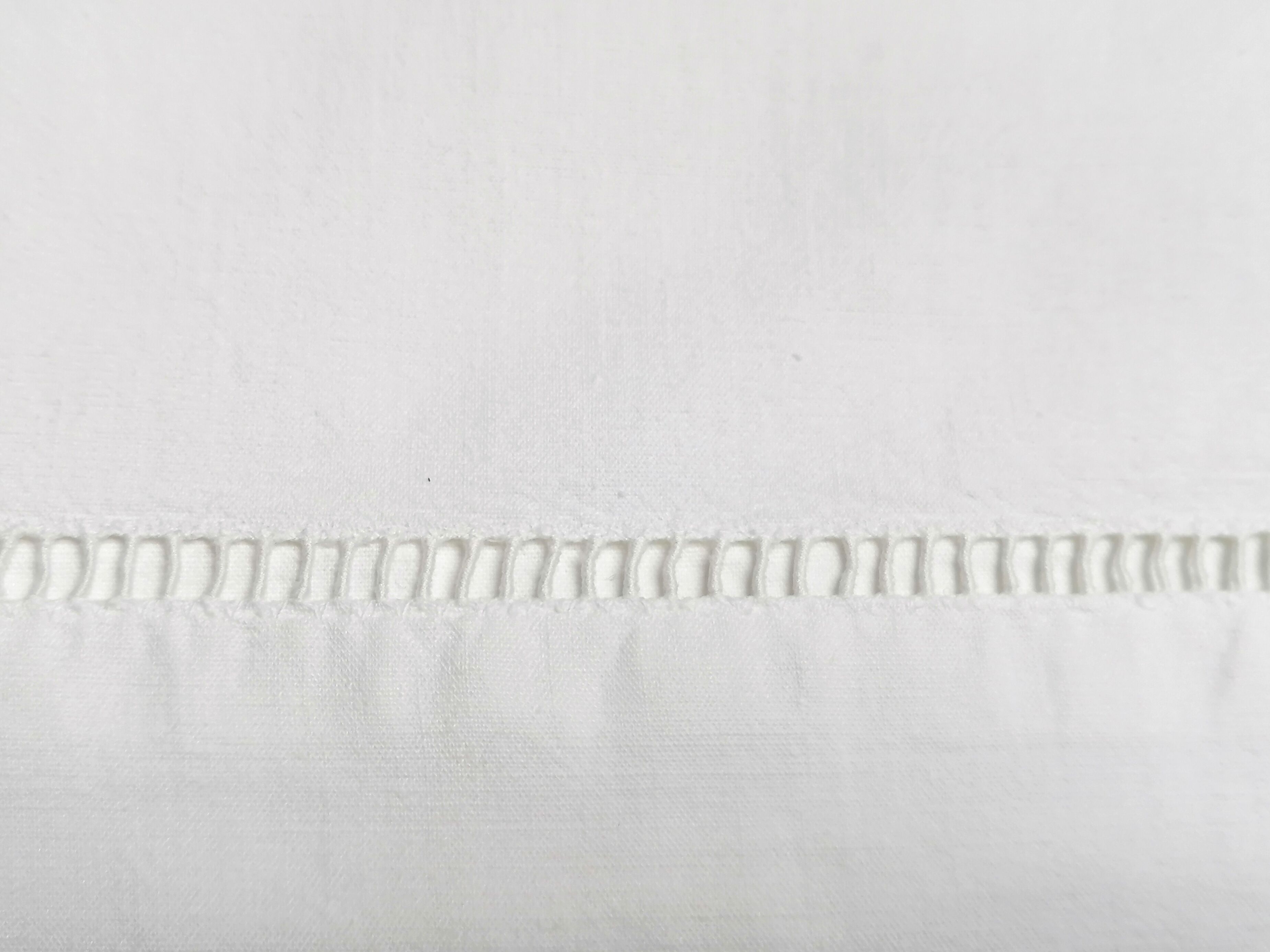 M and D monogram embroidered sheet