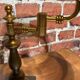 Gilded bronze lamp
