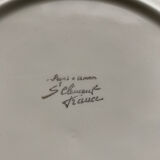Assiette en faïence Saint-Clément
