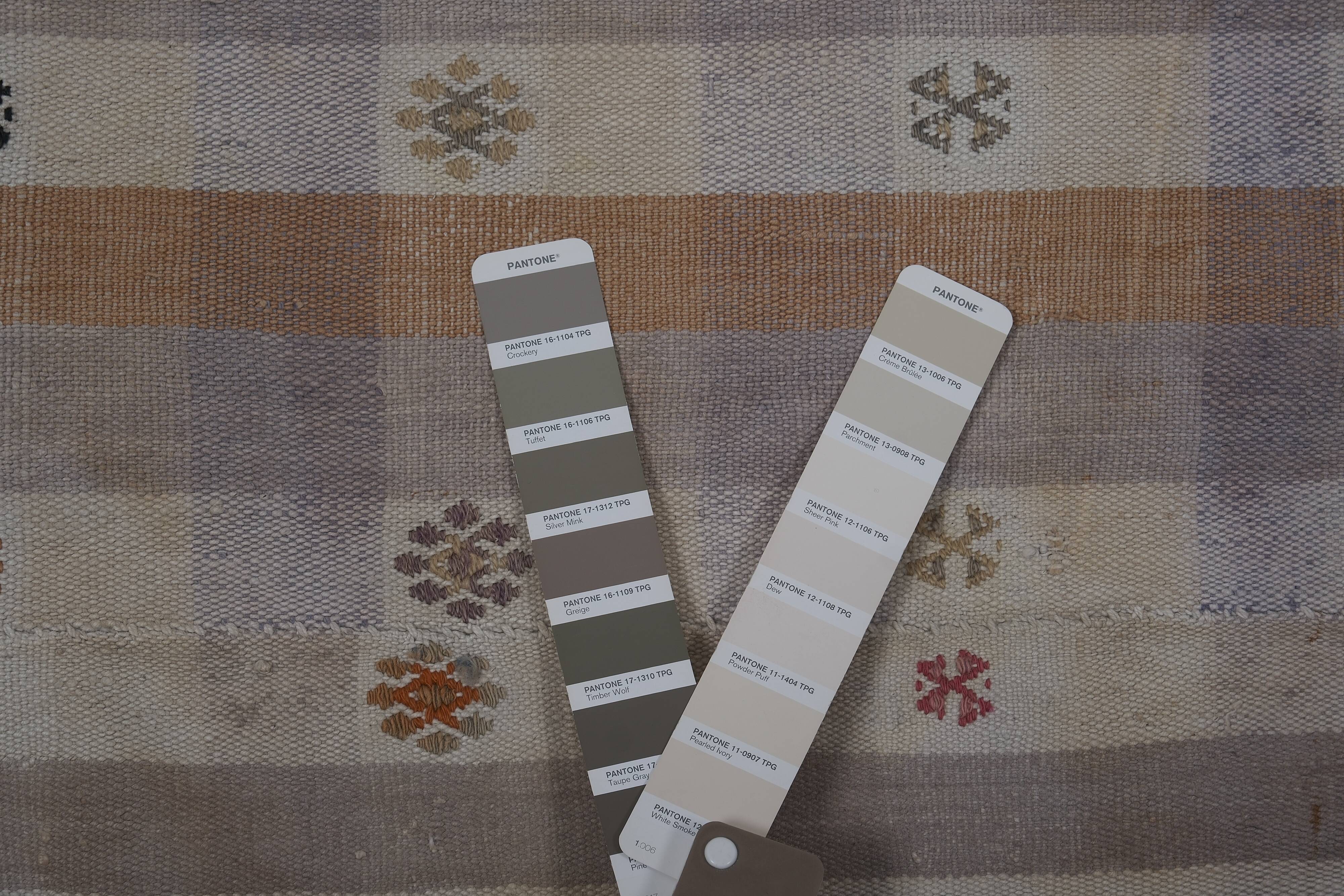 Vintage Turkish Oushak Rug Handwoven 182x260 cm