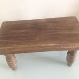 Old oak stool or footstool