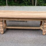 19th century farmhouse table renovated in solid oak 200cm