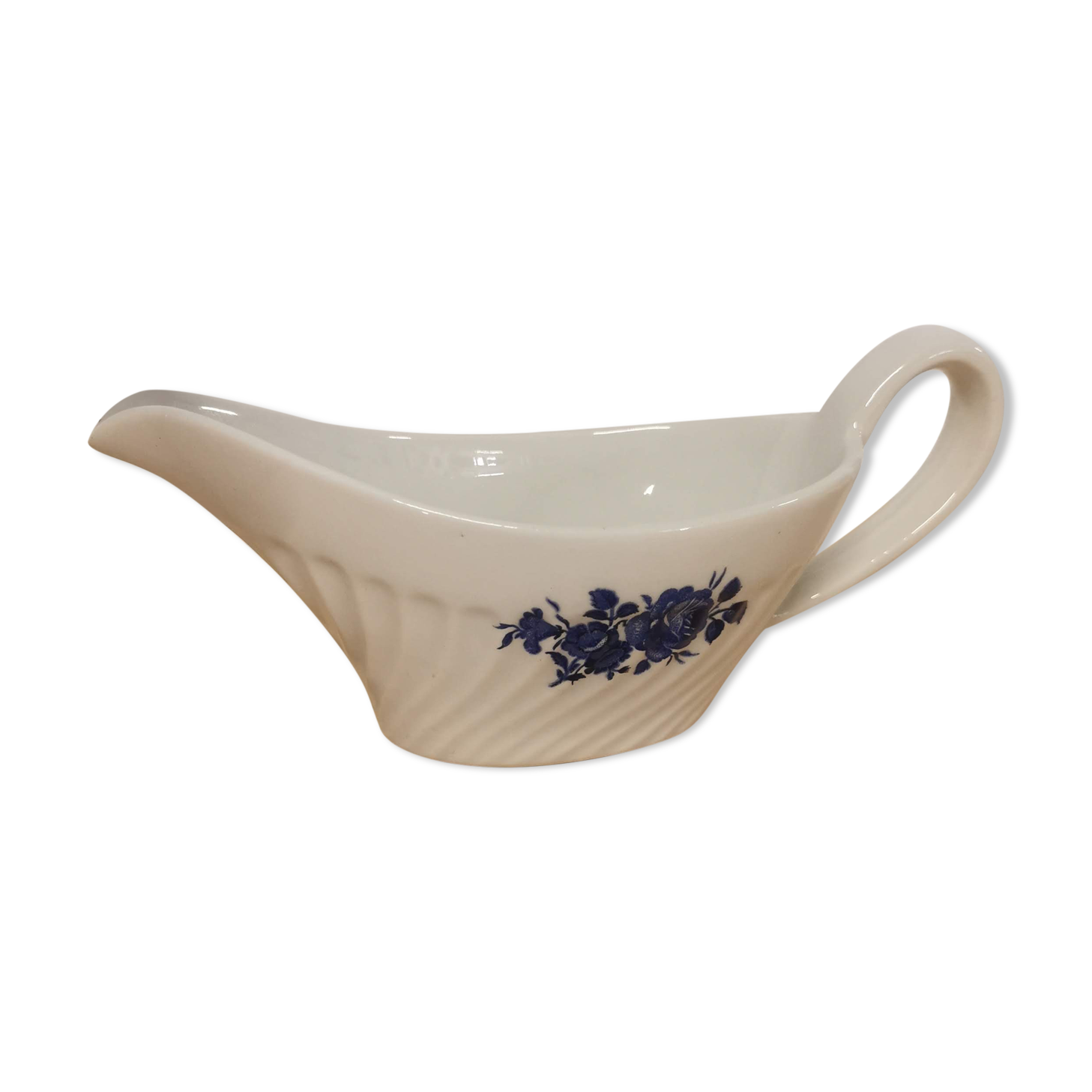 Keller Saucière - Guerin - blue flower décor