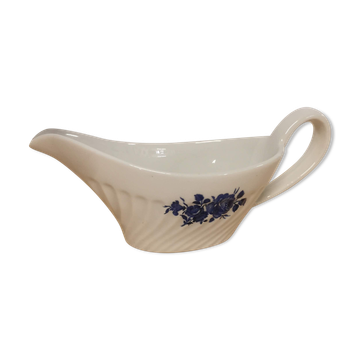 Keller Saucière - Guerin - blue flower décor