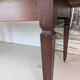 Campaign table in solid oak, Directoire style.