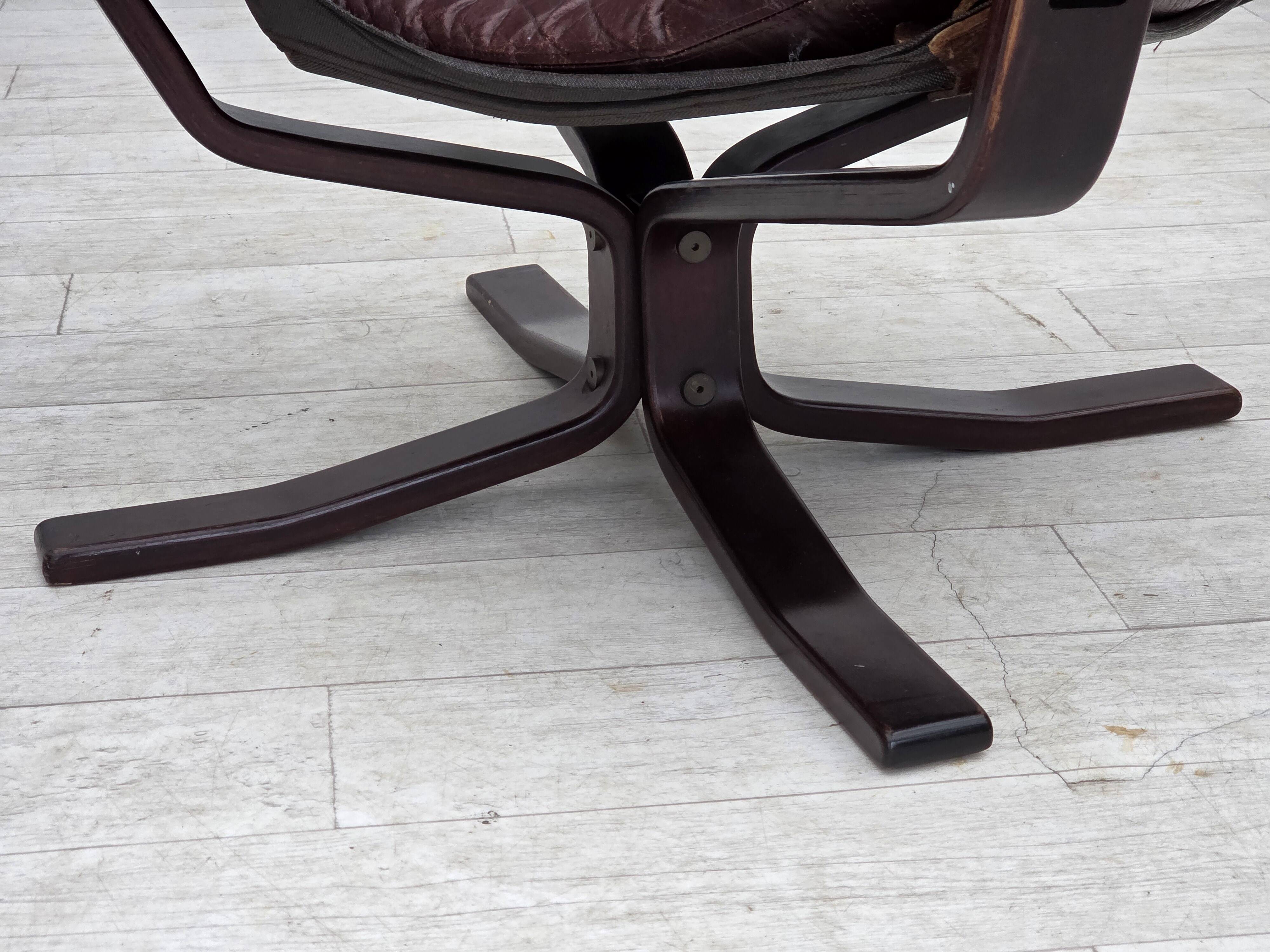 1970s, Norwegian design by Sigurd Ressel, lounge chair, model "Falcon".