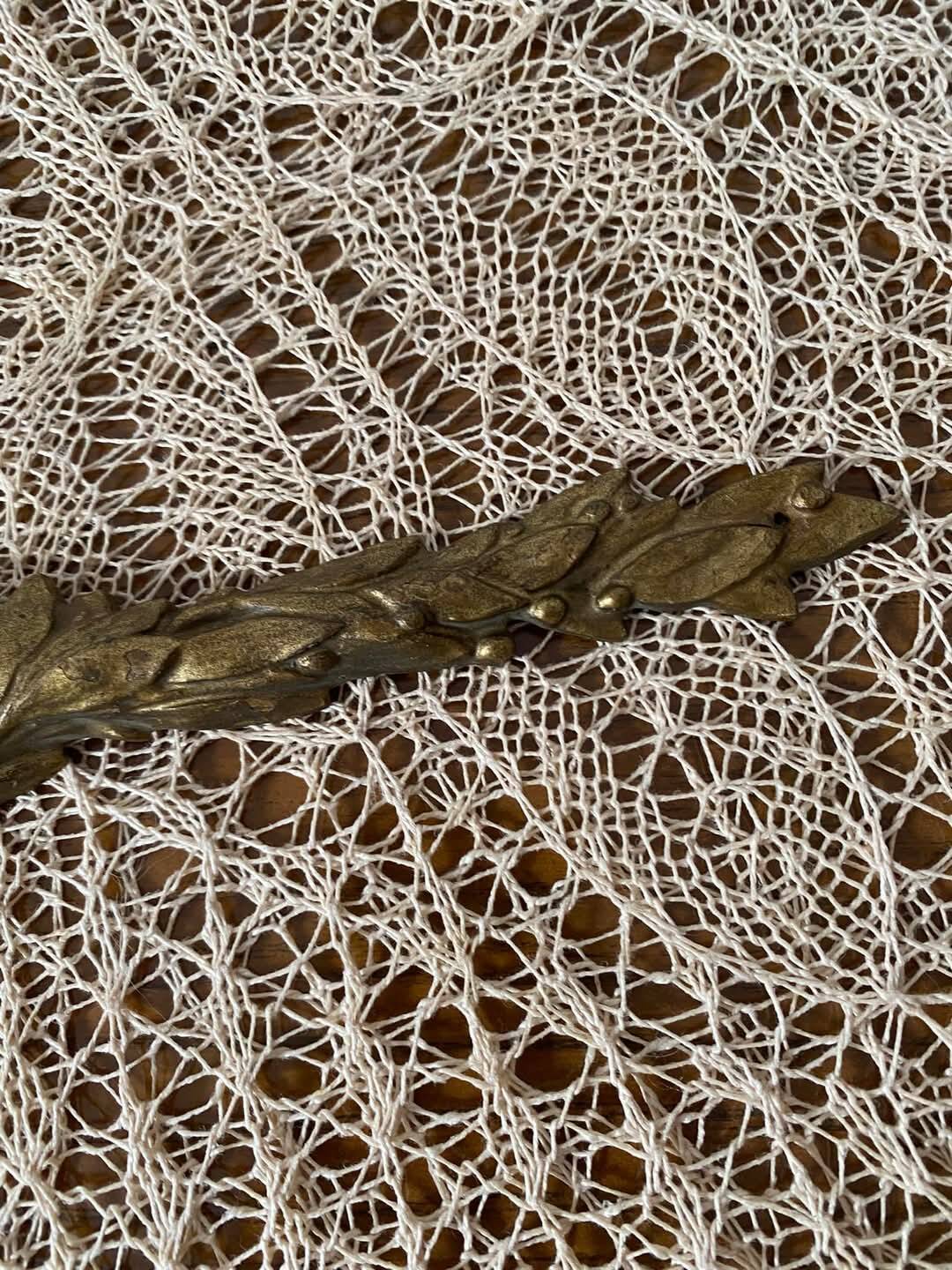 Ancient bronze pediment