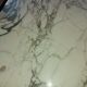 Large dining table in vintage marble 70'S Roche and Bobois