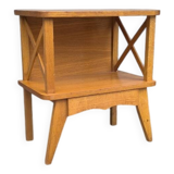 1960s compass foot bedside table