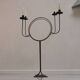 Pair of floor candlesticks