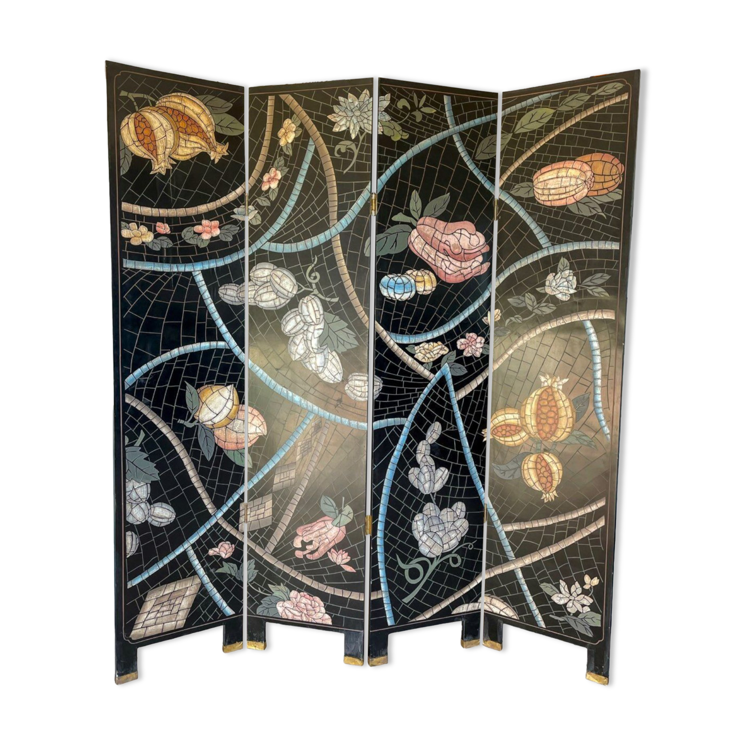 Coromandel style screen of the 60-70s