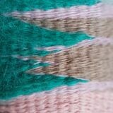 Wool weaving cushion