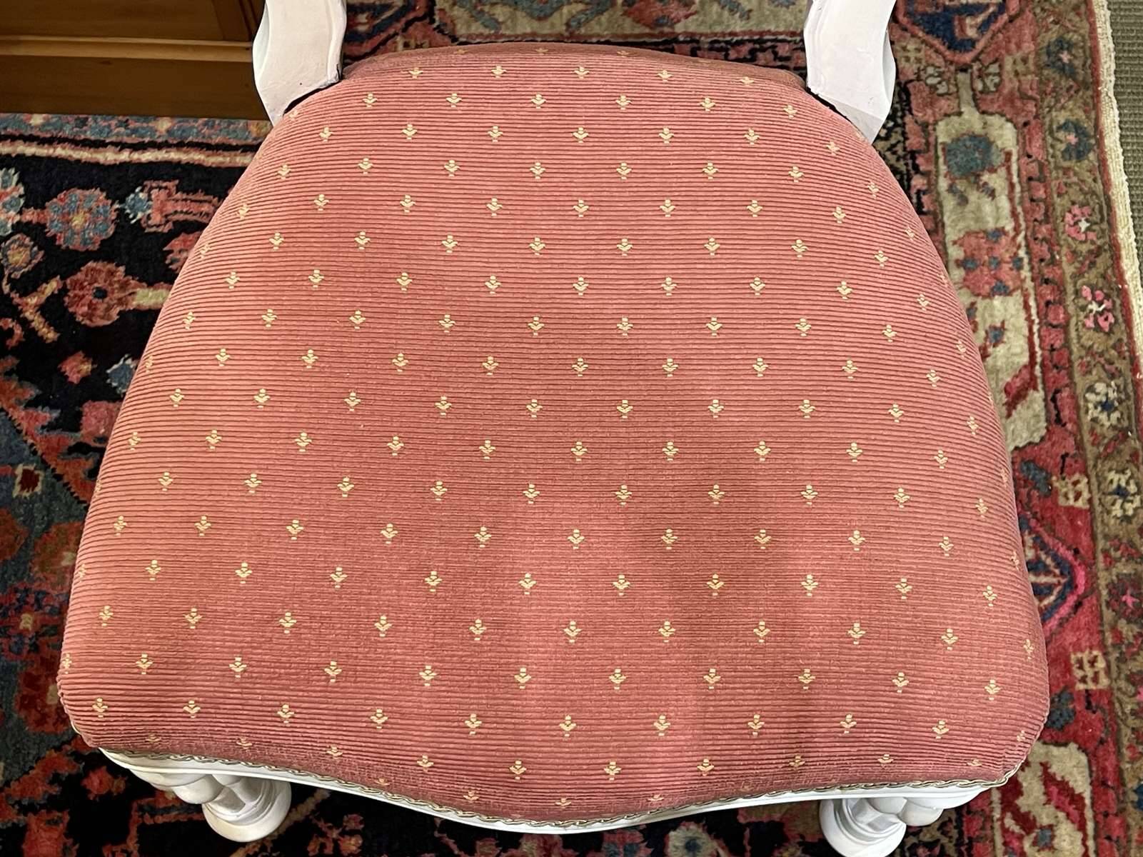 Set of 6 English Victorian style mahogany chairs.