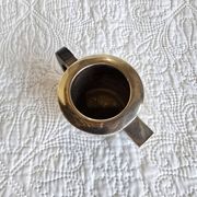 Art Deco tea and coffee service in silver-plated metal and Bakelite, 1930s