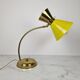 Brass Table Lamp Attributed to Hala Zeist, Netherlands, 1950s