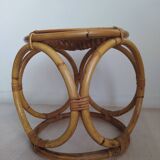 Vintage bamboo stool