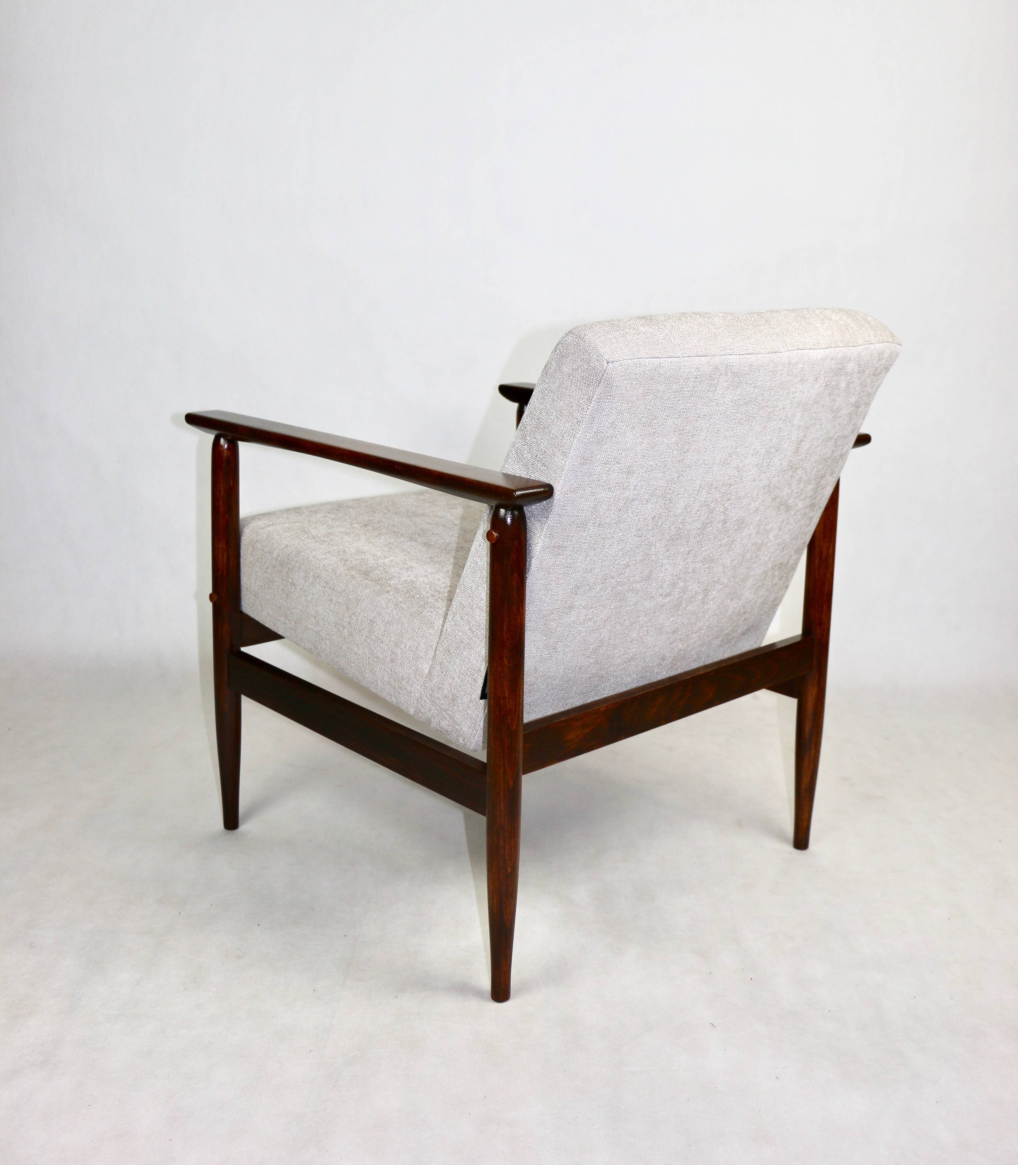 Vintage Light Grey Easy Chair, 1970s