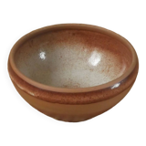 Vintage stoneware ceramic bowl handcrafted Scandinavian country decoration ceramic RJ