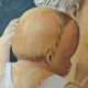 Grand Tableau Tempera (90x90) - Detail of Masaccio - signed F. Leblon