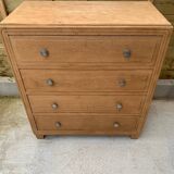 Commode chêne massif art déco