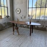 Oval table from the 50s, XL 250cm