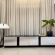 Modular enfilade Roche Bobois "Camora Nova" in brushed aluminium.