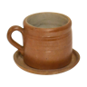 Sandstone cup and saucer