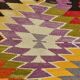 6x10 Tapis Kilim Turc Laine Fait Main, Style Bohème, Motifs Géométriques,