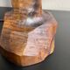 Wooden lamp by Olivier 70s