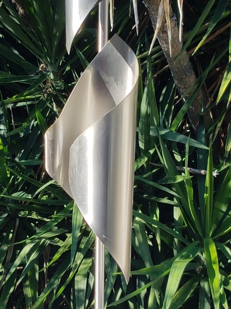 70s design stainless lamp