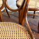 Set of 5 antique Thonet dining chairs model 20, ca. 1890.