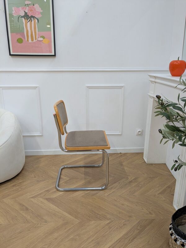 1 Chaise B32 en tissus tissu