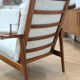 2 fauteuils scandinaves retapissés