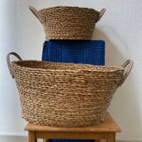 Set of 2 wicker baskets