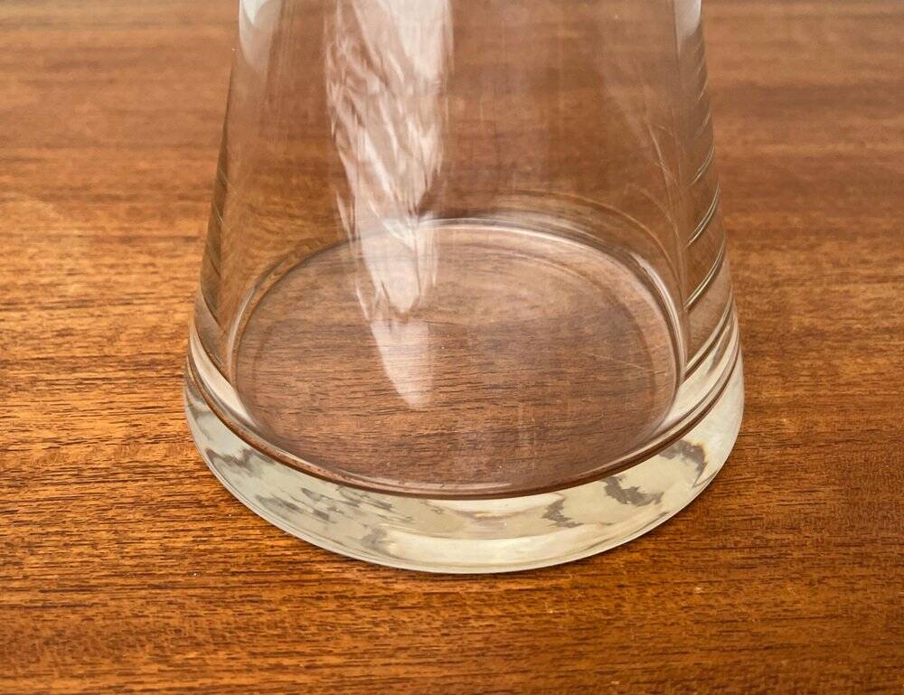 German glass carafe from Christinenhütte