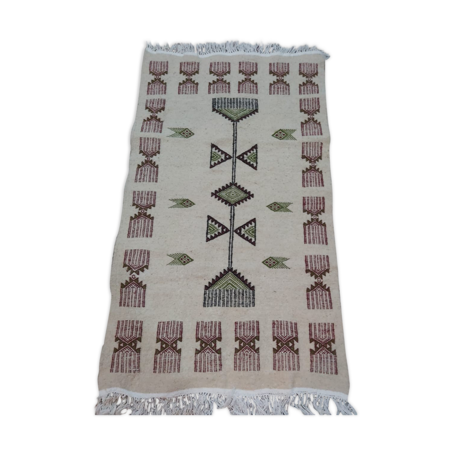 Multicolored handmade kilim carpets