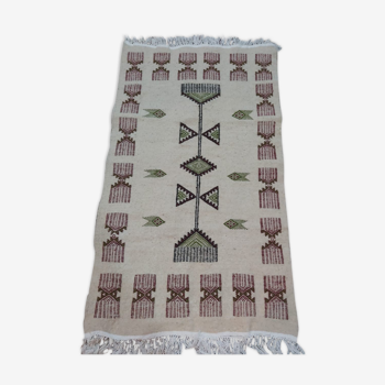 Tapis kilim multicolores fait main