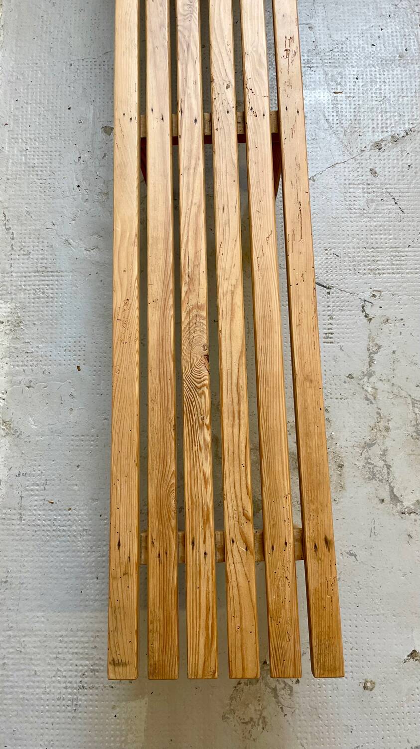 Wooden children's bench