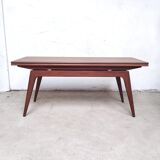 Teak liftable coffee table, Denmark - 1960
