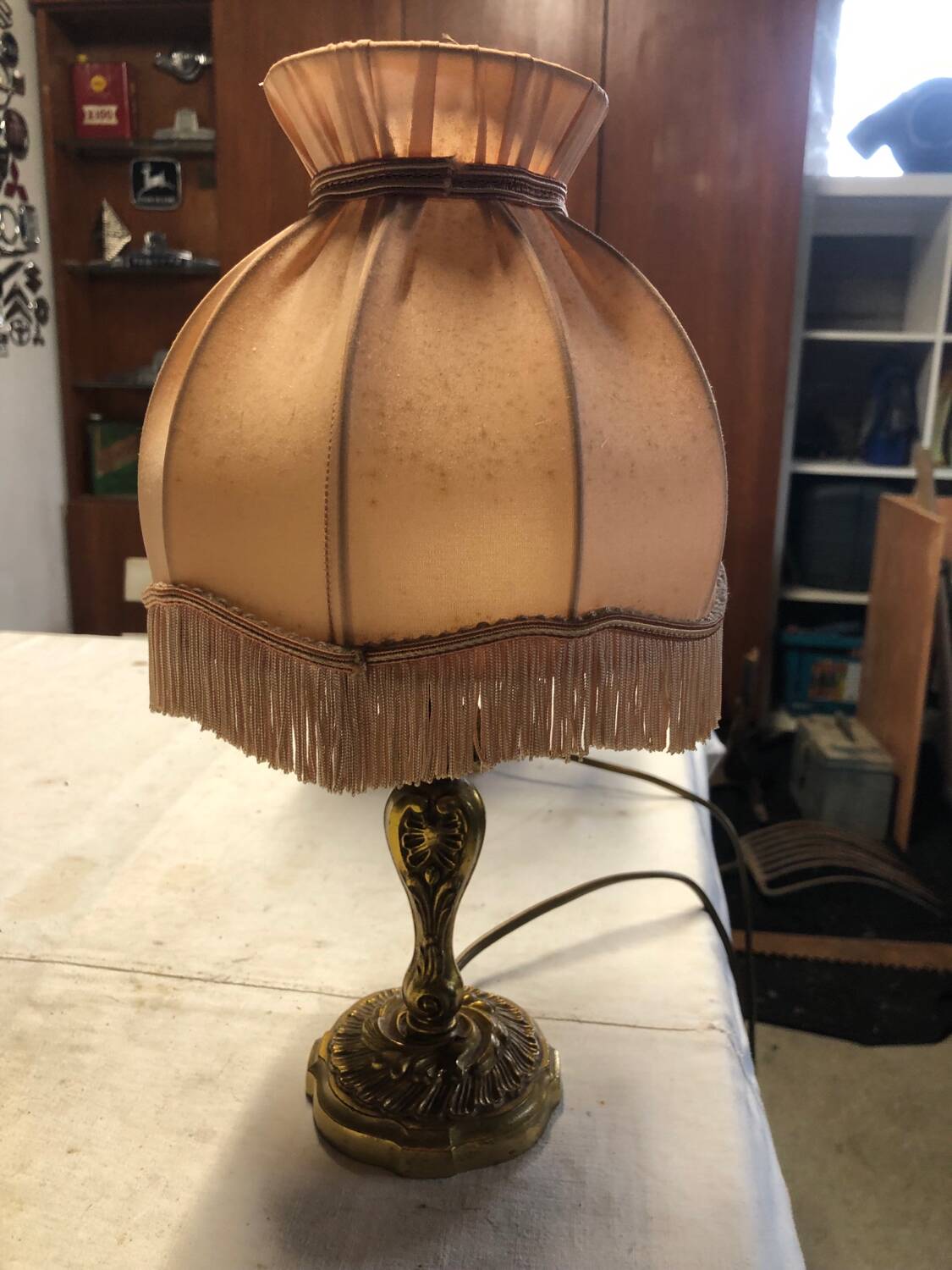 Pair of old bedside lamps