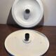 Mid-century aluminum space age disco wall/ceiling light - 1970